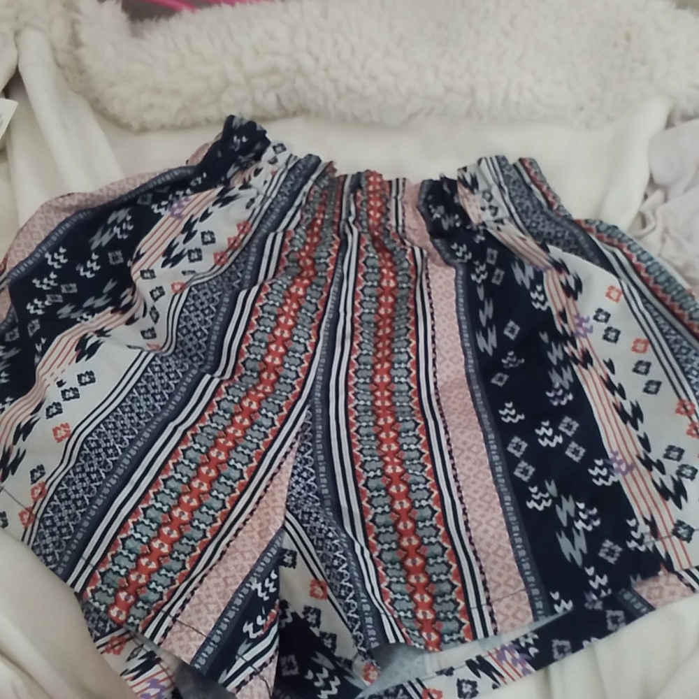 SHEIN High Waist Patterned Shorts